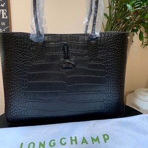Longchamp leather tote